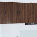 vidaXL Fali konyhaszekrény ajtóval Barna Tölgy 60 x 31 x 80 cm Faanyag