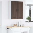 vidaXL Fali Szekrény PORTO Barna Tölgy 60 x 31 x 80 cm Faanyag