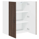 vidaXL Fali Szekrény PORTO Barna Tölgy 60 x 31 x 80 cm Faanyag