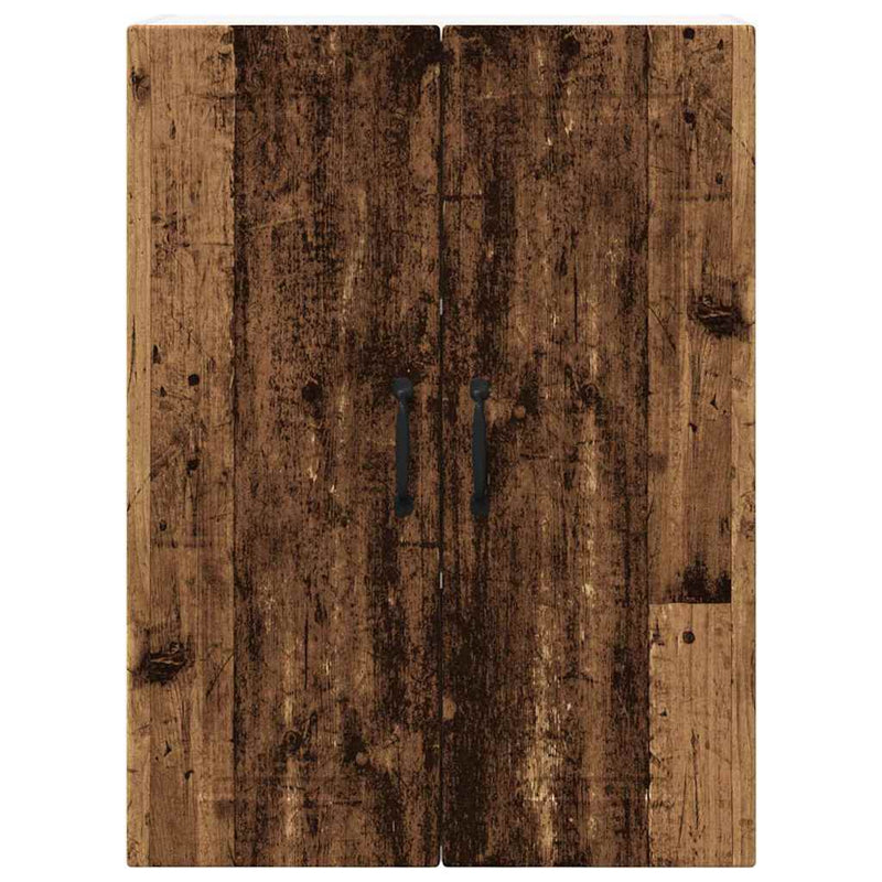 vidaXL Fali konyhaszekrény polcokkal Öreg fa 60 x 31 x 80 cm Faanyag