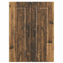vidaXL Fali Szekrény PORTO Öreg fa 60 x 31 x 80 cm Faanyag