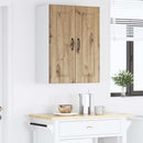 vidaXL Fali Szekrény PORTO Artisan tölgy 60 x 31 x 80 cm Faanyag