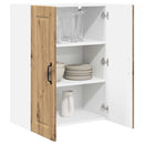 vidaXL Fali konyhaszekrény Artisan tölgy 60 x 31 x 80 cm Faanyag