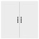 vidaXL Fali konyhaszekrény polcokkal Fehér 80 x 31 x 80 cm Faanyag