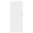 vidaXL Fali konyhaszekrény polcokkal Fehér 80 x 31 x 80 cm Faanyag