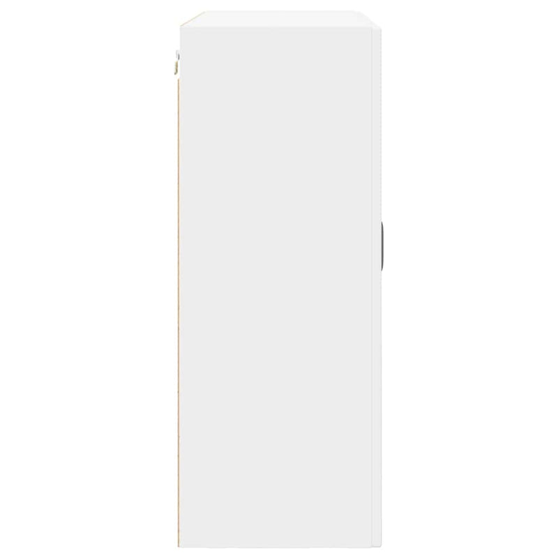 vidaXL Fali konyhaszekrény polcokkal Fehér 80 x 31 x 80 cm Faanyag