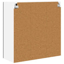 vidaXL Fali konyhaszekrény polcokkal Fekete 80 x 31 x 80 cm Faanyag