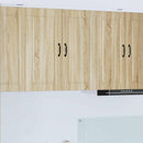 vidaXL Fali Szekrény PORTO Sonoma tölgy 80 x 31 x 80 cm Faanyag