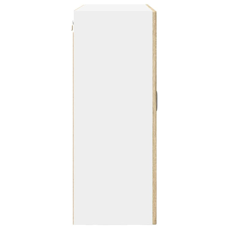 vidaXL Fali konyhaszekrény Sonoma tölgy 80 x 31 x 80 cm Faanyag