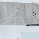 vidaXL Fali Szekrény PORTO Beton Szürke 80 x 31 x 80 cm Faanyag