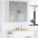 vidaXL Fali Szekrény PORTO Beton Szürke 80 x 31 x 80 cm Faanyag