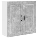 vidaXL Fali Szekrény PORTO Beton Szürke 80 x 31 x 80 cm Faanyag