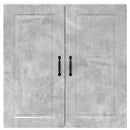 vidaXL Fali konyhaszekrény Beton Szürke 80 x 31 x 80 cm Faanyag