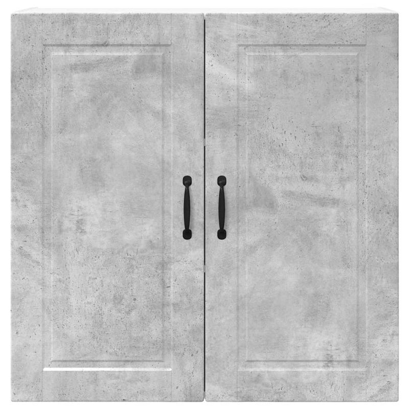 vidaXL Fali konyhaszekrény Beton Szürke 80 x 31 x 80 cm Faanyag