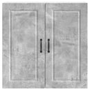 vidaXL Fali Szekrény PORTO Beton Szürke 80 x 31 x 80 cm Faanyag