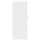 vidaXL Fali konyhaszekrény Magas Fényű Fehér 80 x 31 x 80 cm Faanyag