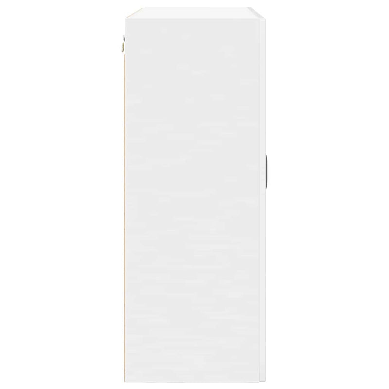 vidaXL Fali konyhaszekrény Magas Fényű Fehér 80 x 31 x 80 cm Faanyag