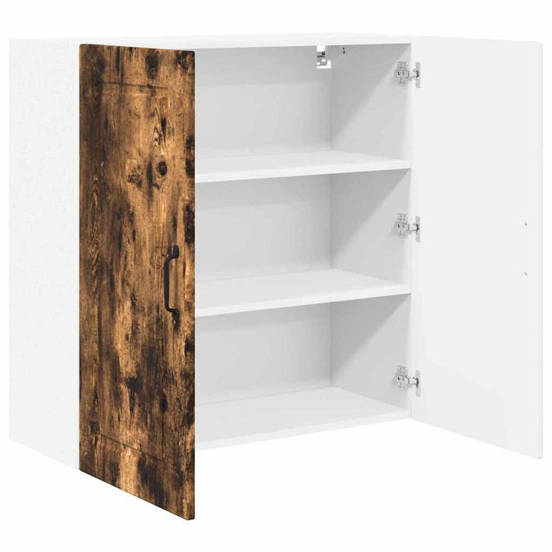 vidaXL Fali konyhaszekrény Füstölt tölgy 80 x 31 x 80 cm Faanyag