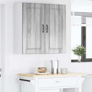 vidaXL Fali Szekrény PORTO Szürke Sonoma 80 x 31 x 80 cm Szerelt Fa