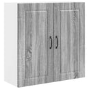 vidaXL Fali Szekrény PORTO Szürke Sonoma 80 x 31 x 80 cm Faanyag