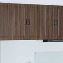 vidaXL Fali Szekrény PORTO Barna Tölgy 80 x 31 x 80 cm Faanyag