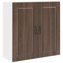 vidaXL Fali Szekrény PORTO Barna Tölgy 80 x 31 x 80 cm Faanyag