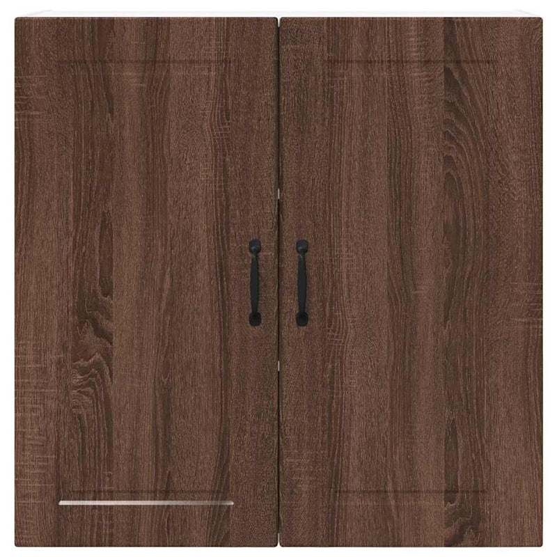 vidaXL Fali konyhaszekrény ajtóval Barna Tölgy 80 x 31 x 80 cm Faanyag