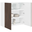 vidaXL Fali Szekrény PORTO Barna Tölgy 80 x 31 x 80 cm Faanyag