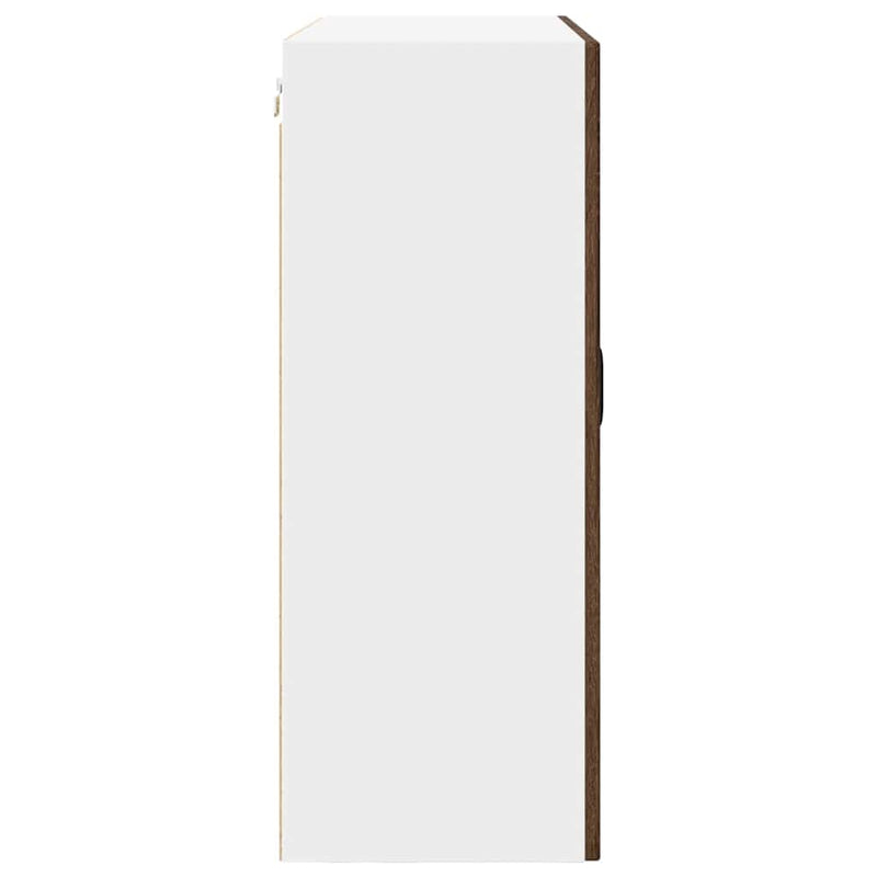 vidaXL Fali konyhaszekrény ajtóval Barna Tölgy 80 x 31 x 80 cm Faanyag