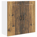 vidaXL Fali Szekrény PORTO Öreg fa 80 x 31 x 80 cm Faanyag