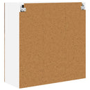 vidaXL Fali Szekrény PORTO Öreg fa 80 x 31 x 80 cm Faanyag