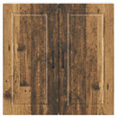 vidaXL Fali Szekrény PORTO Öreg fa 80 x 31 x 80 cm Faanyag
