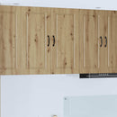 vidaXL Fali Szekrény PORTO Artisan tölgy 80 x 31 x 80 cm Faanyag