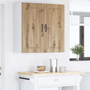 vidaXL Fali Szekrény PORTO Artisan tölgy 80 x 31 x 80 cm Faanyag