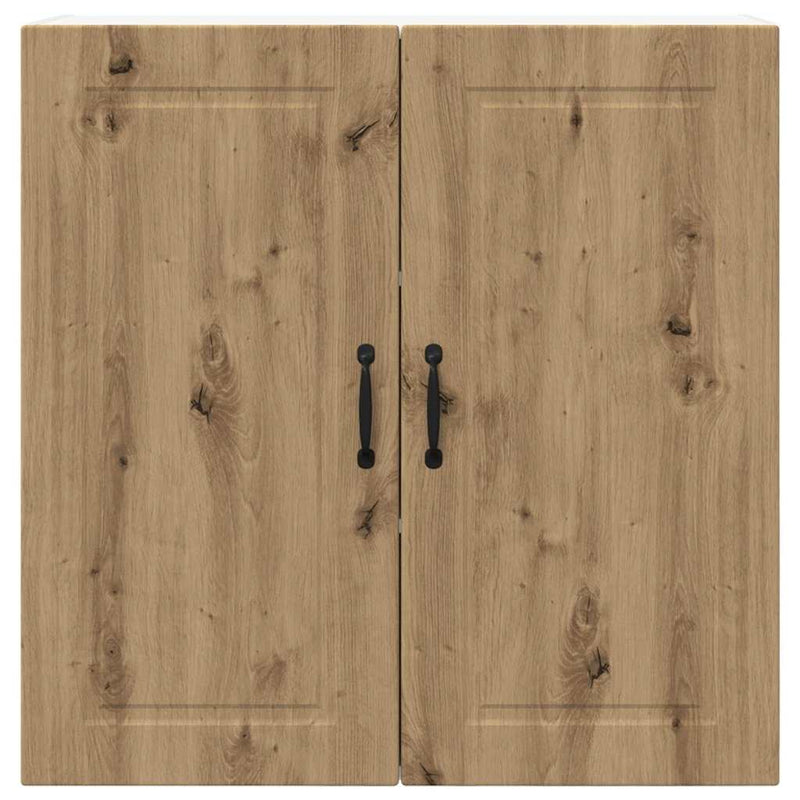 vidaXL Fali konyhaszekrény Artisan tölgy 80 x 31 x 80 cm Faanyag