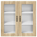 vidaXL Fali konyhaszekrény Sonoma tölgy 80 x 31 x 80 cm Faanyag