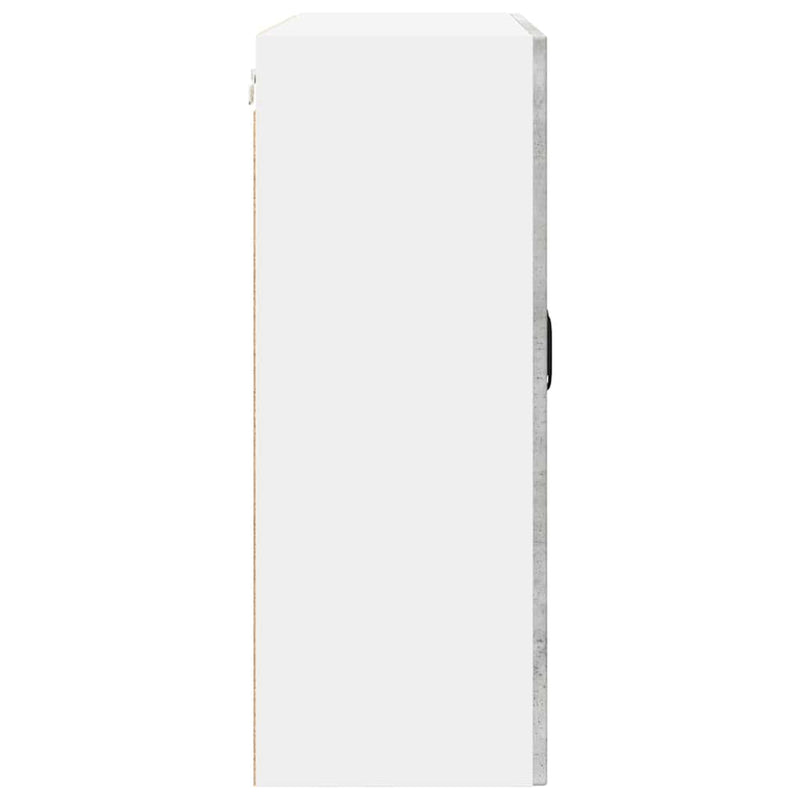 vidaXL Fali konyhaszekrény Beton Szürke 80 x 31 x 80 cm Faanyag