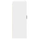 vidaXL Fali konyhaszekrény Magas Fényű Fehér 80 x 31 x 80 cm Faanyag