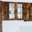 vidaXL Fali konyhaszekrény Füstölt tölgy 80 x 31 x 80 cm Faanyag