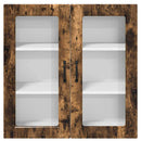 vidaXL Fali konyhaszekrény Füstölt tölgy 80 x 31 x 80 cm Faanyag