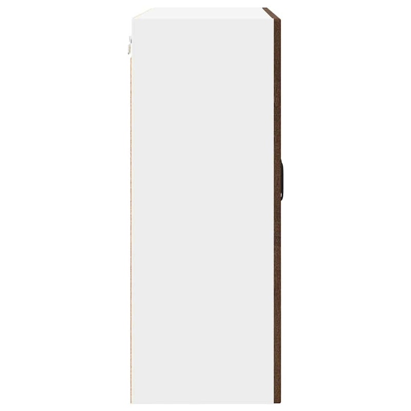 vidaXL Fali konyhaszekrény ajtóval Barna Tölgy 80 x 31 x 80 cm Faanyag