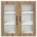 vidaXL Fali konyhaszekrény Artisan tölgy 80 x 31 x 80 cm Faanyag