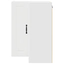 vidaXL Fali konyhaszekrény polcokkal Fehér 57 x 57 x 80 cm Faanyag