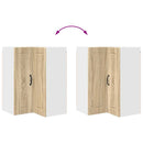 vidaXL Fali konyhaszekrény Sonoma tölgy 57 x 57 x 80 cm Faanyag