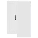 vidaXL Fali konyhaszekrény Magas Fényű Fehér 57 x 57 x 80 cm Faanyag