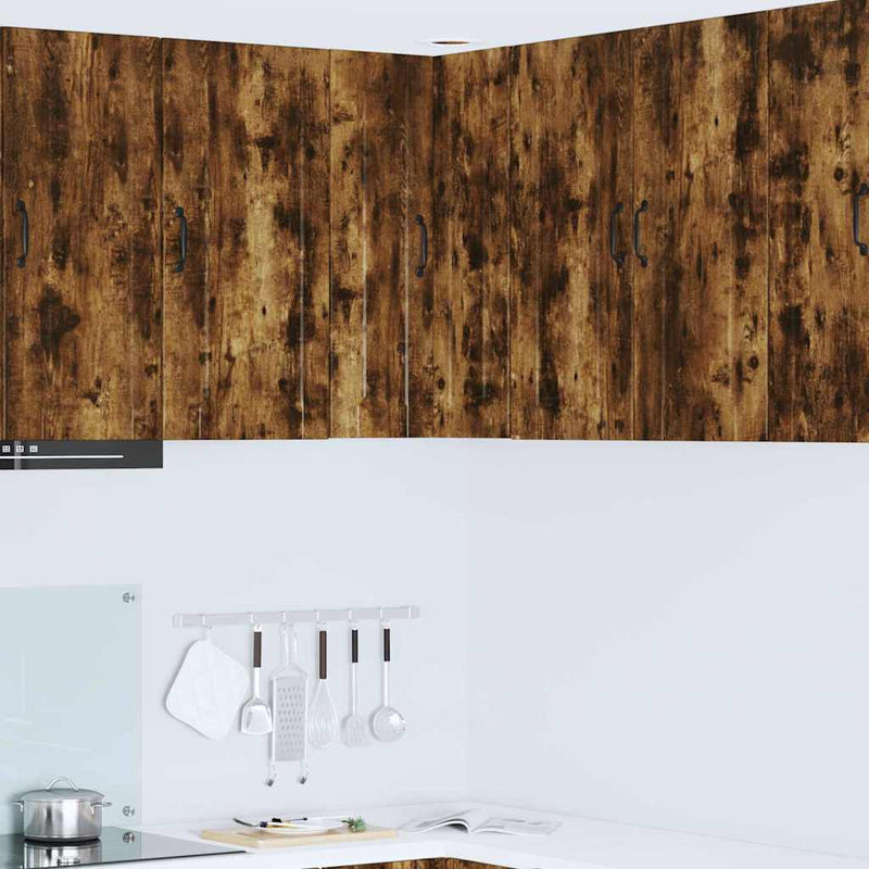 vidaXL Fali konyhaszekrény Füstölt tölgy 57 x 57 x 80 cm Faanyag