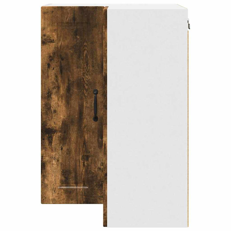 vidaXL Fali konyhaszekrény Füstölt tölgy 57 x 57 x 80 cm Faanyag