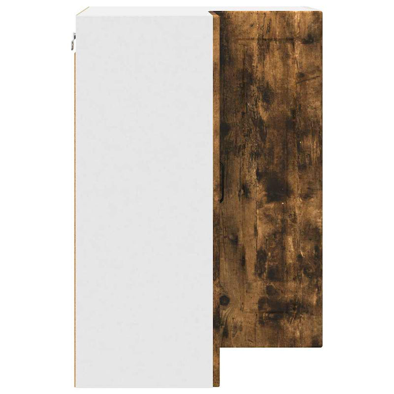 vidaXL Fali konyhaszekrény Füstölt tölgy 57 x 57 x 80 cm Faanyag