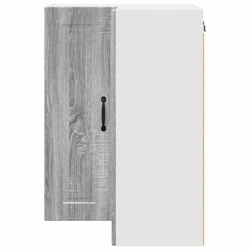 vidaXL Fali konyhaszekrény Szürke Sonoma 57 x 57 x 80 cm Faanyag