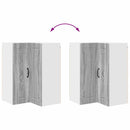 vidaXL Fali konyhaszekrény Szürke Sonoma 57 x 57 x 80 cm Faanyag